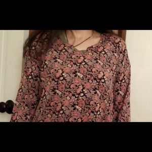 beautiful printed crepe tunic